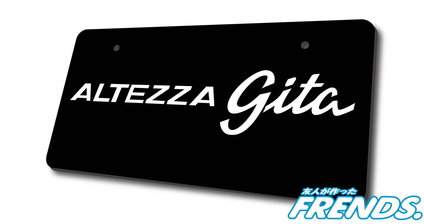 TOYOTA Acrylic Vanity Plates