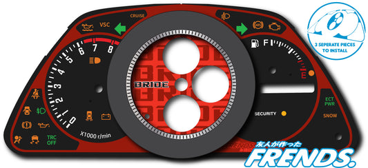 XE10 BRIDE (RED) Livery Gauge Cluster Decal Kit