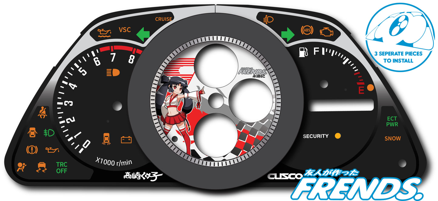 XE10 CUSCO Livery Gauge Cluster Decal Kit