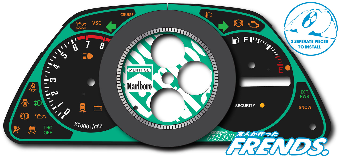 XE10 Marlboro Menthol Livery Gauge Cluster Decal Kit