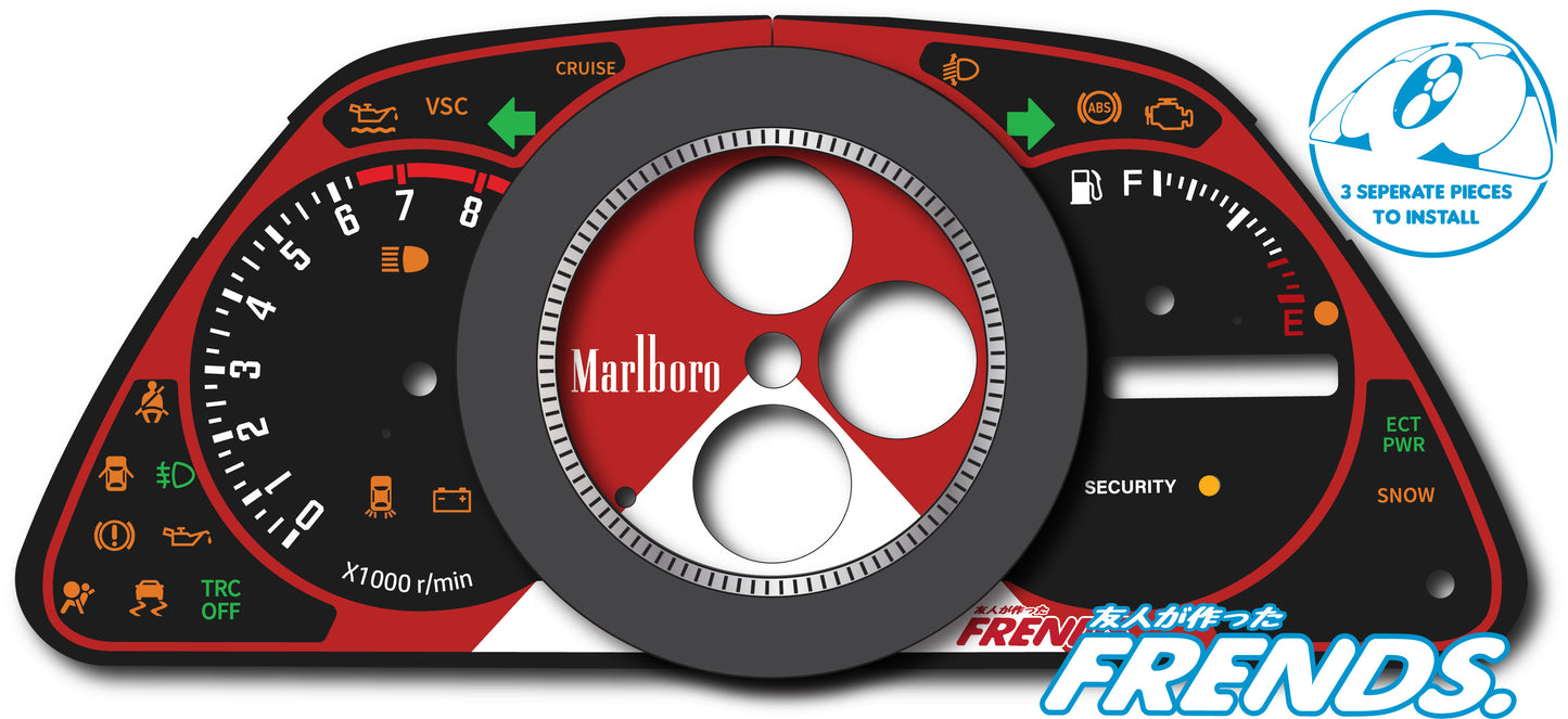 XE10 Marlboro Livery Gauge Cluster Decal Kit