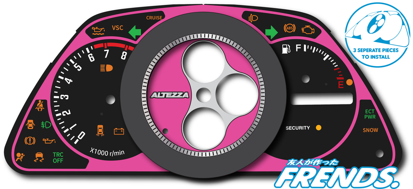 XE10 RS200 Replica Decal Kit