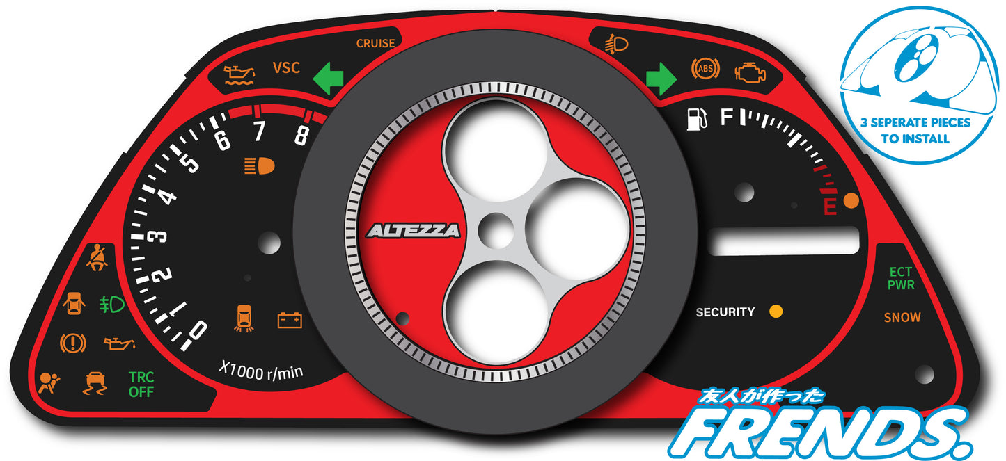 XE10 RS200 Replica Decal Kit