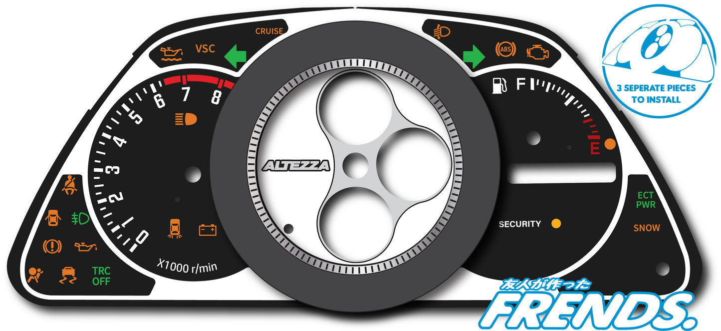 XE10 RS200 Replica Decal Kit