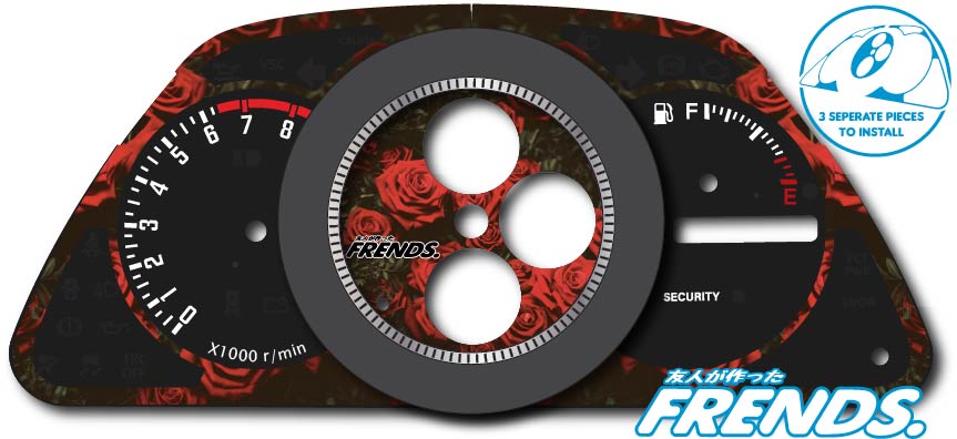 XE10 Red Roses Livery Gauge Cluster Decal Kit