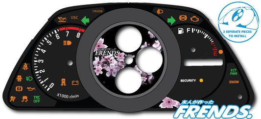 XE10 Sakura Gauge Cluster Decal Kit