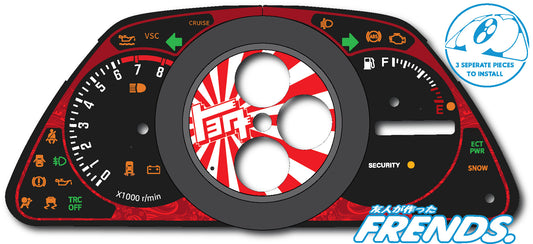 XE10 TEQ RisingSun Gauge Cluster Decal Kit