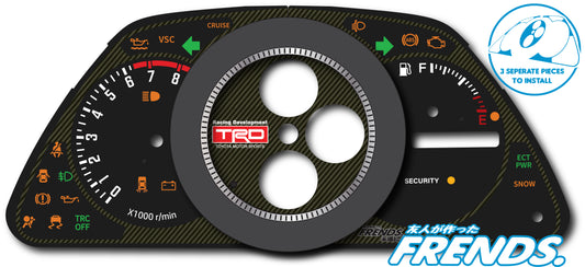 XE10 TRD Livery Gauge Cluster Decal Kit