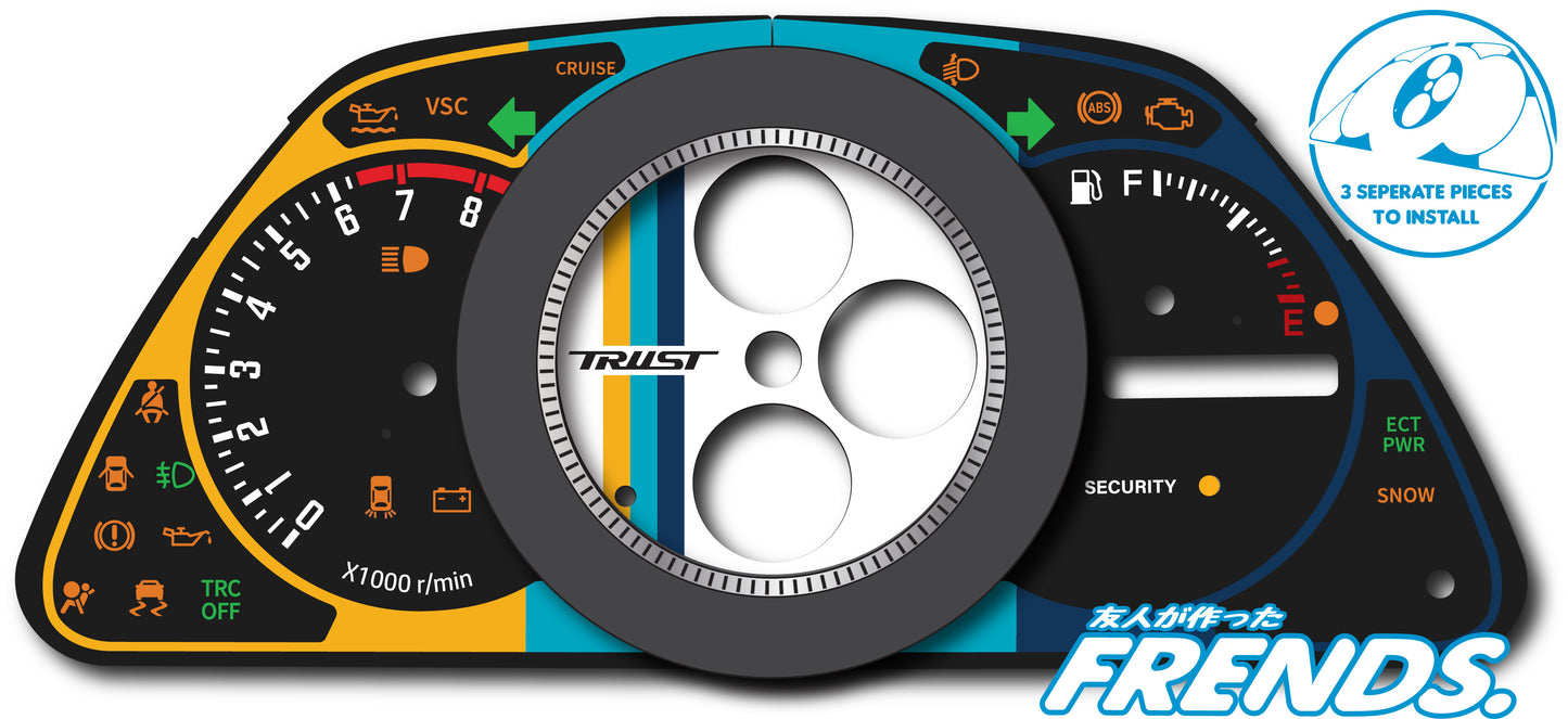 XE10 TRUST Livery Gauge Cluster Decal Kit