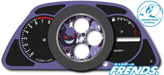 XE10 Gengar Livery Gauge Cluster Decal Kit