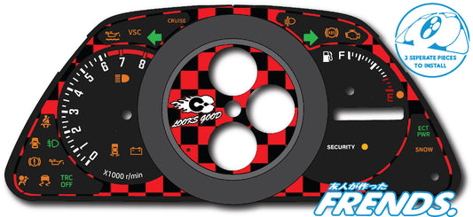 XE10 STREET RACER Gauge Cluster Decal Kit