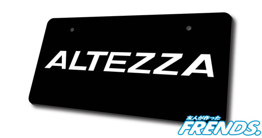 TOYOTA Acrylic Vanity Plates