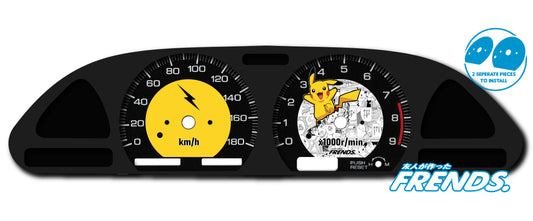 S13 Pikachu Gauge Cluster Decal Kit