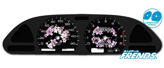 S13 Sakura Livery Gauge Cluster Decal Kit