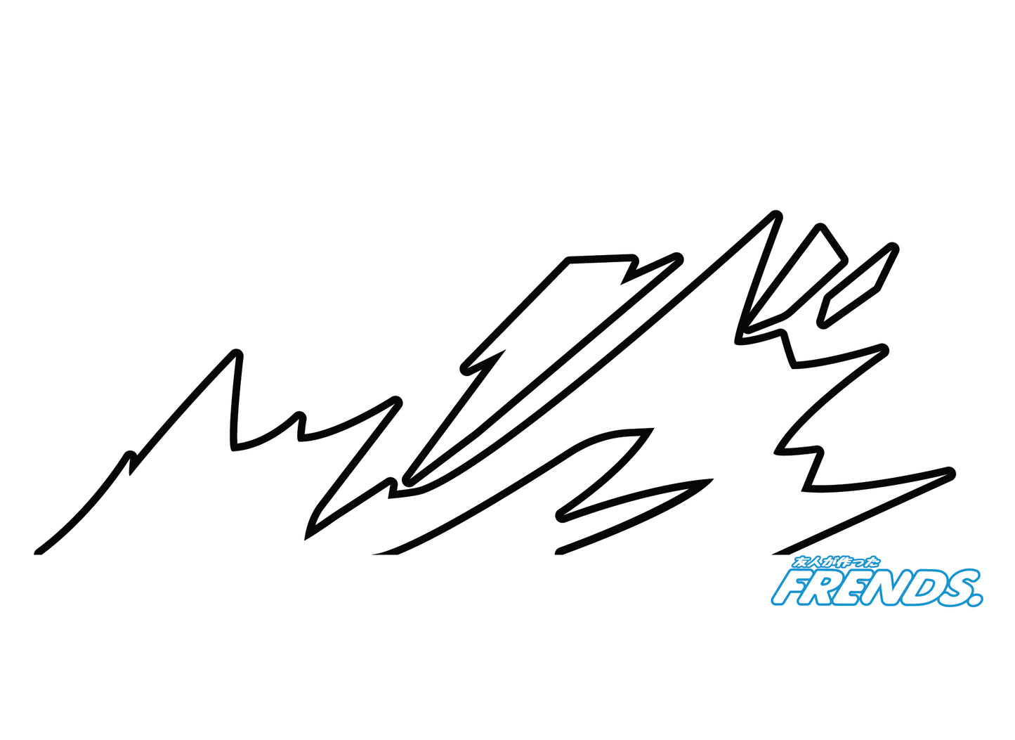 Anime Dust Smoke Outline Window Decal