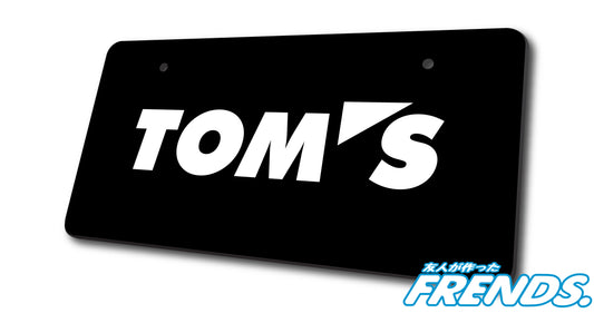 TOM'S Acrylic Vanity Plates