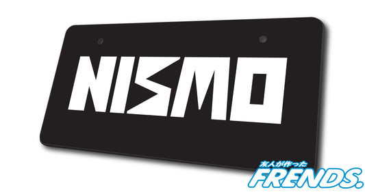 NISMO (old logo) Acrylic Vanity Plates