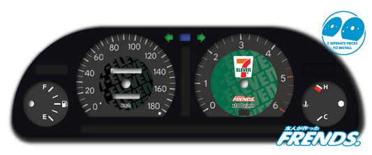 JZX90 7-Eleven Gauge Cluster Decal Kit