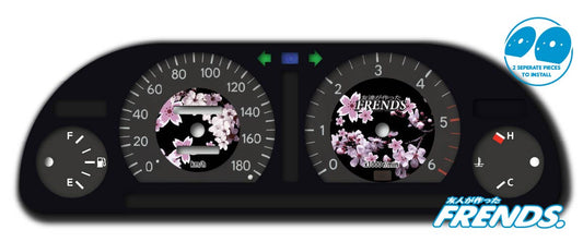 JZX90 Sakura Gauge Cluster Decal Kit